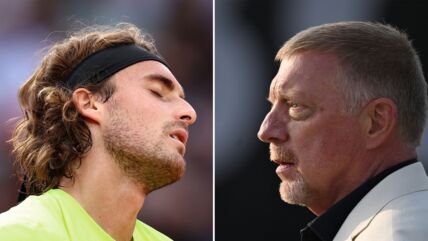 Stefanos Cicipas i Boris Beker