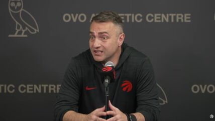 Darko Rajaković daje izjavu pred meč Toronta.