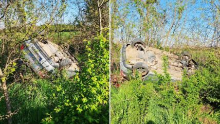 Prevrtanje automobila kod svilajnca