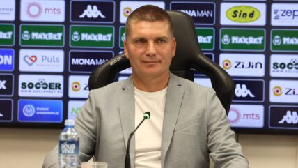 Srđan Blagojević na konferenciji za medije.