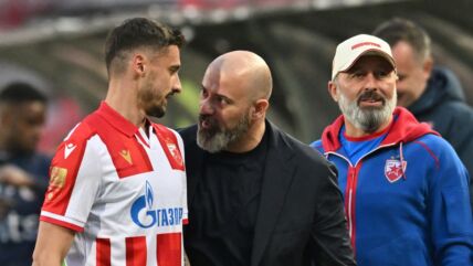 Rade Krunić i Dejan Stanković u razgovoru.