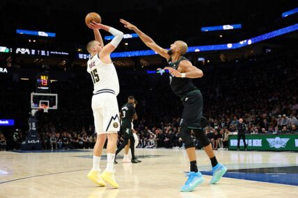 Nikola Jokić i Rudi Gober u duelu.