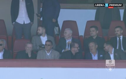 Predrag Mijatović, Toplica Spasojević, Danko Lazović u loži na derbiju