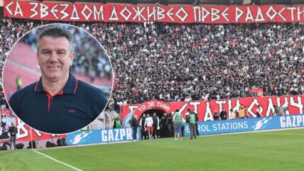 Mitko Stojkovski na derbiju Zvezda Partizan