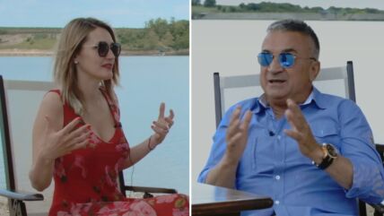 Srđan Đoković u intervjuu sa voditeljkom Ivom.
