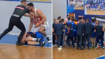 Tuča na meču Zlatibor Crvena zvezda