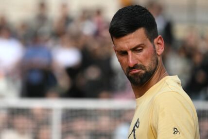 Novak Đoković na turniru u Rimu