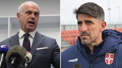 Zvezdan Terzić i Veljko Paunović jedan do drugog.