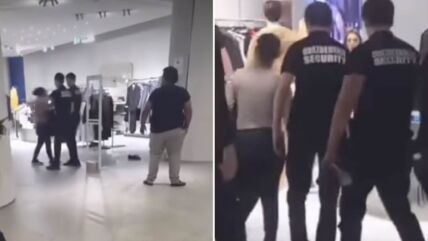 Krađa u Zari u tržnom centru Galerija