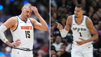 Nikola Jokić i Viktor Vembanjama