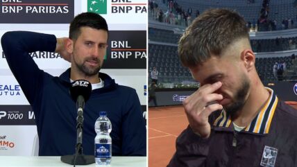 Novak Đoković i Dino Prižmić.