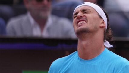 Saša Zverev na turniru u Rimu