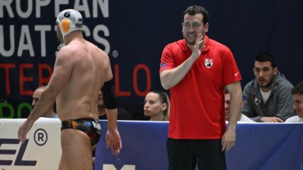 Uroš Stevanović na meču protiv Marseja