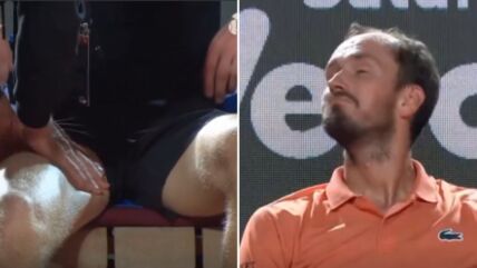Medvedev se žalio što se Siner masira