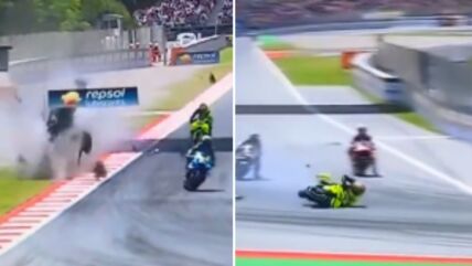 Moto GP sudar