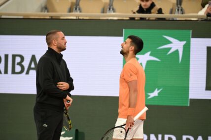 Novak Đoković i Viktor Troicki na Rolan Garosu