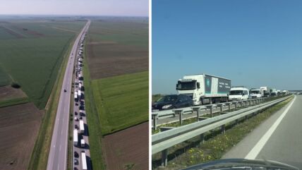Kilometarska kolona na auto-putu