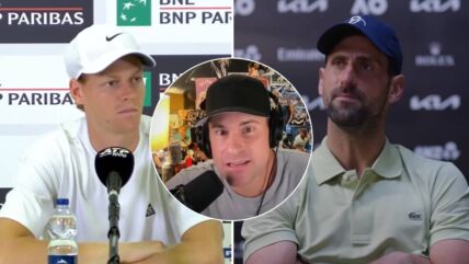 Janik Siner Džon Izner i Novak Đoković