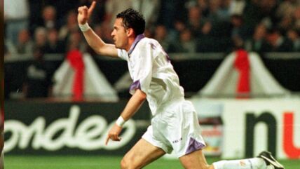 Predrag Mijatović slavi gol za Real Madrid protiv Juventusa u finalu Lige šampiona