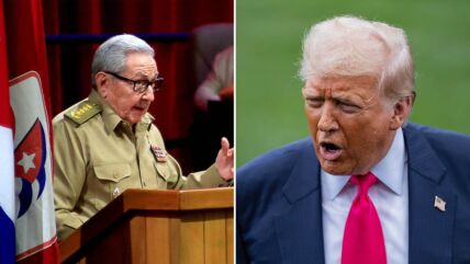 Donald Tramp Raul Kastro