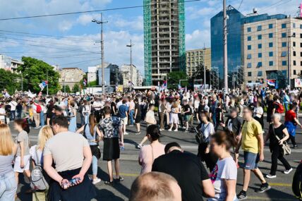 Protest na Slaviji