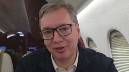 Izjava Aleksandra Vučića iz Kazahstana o protestu u Beogradu.jpg