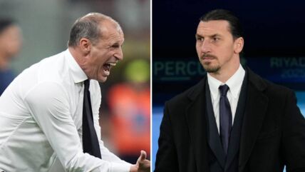 Masimilijano Alegri i Zlatan Ibrahimović