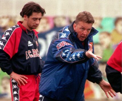 Dragan Ćirić i Luj Van Gal u Barseloni