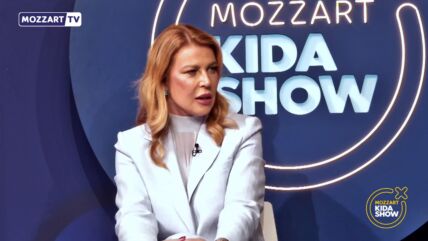 Milka Forcan u studiju KIDA Show