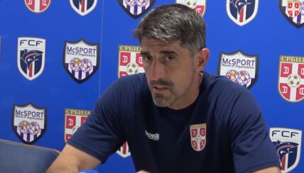 Veljko Paunović na konferenciji posle Zelenortskih Ostrva