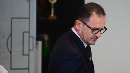 Predrag Mijatović na konferenciji za novinare u Zemunelu