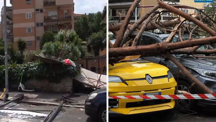 Snažan tornado pogodio Rim