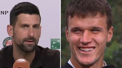 Novak Đoković i Jakub Menšik
