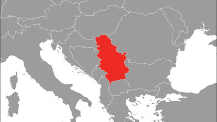 Mapa Evrope Srbija