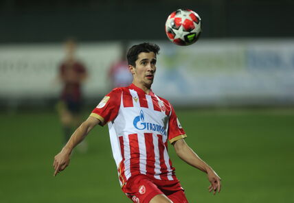 Jegor Prucev u dresu Crvene zvezde.