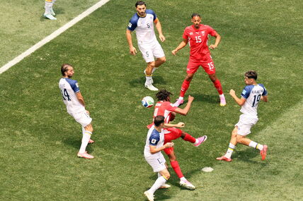 Gol Švajcarske protiv Bosne i Hercegovine.
