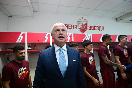 Zvezdan Terzić u svlačionici Zvezde.