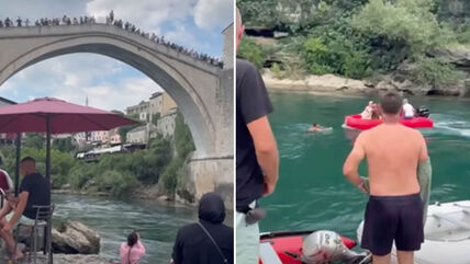 Strani državljanin skočio u Neretvu sa Starog mosta i nestao pod vodom
