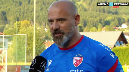 Dejan Stanković daje izjavu na pripremama Crvene zvezde