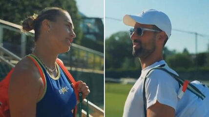 Arina Sabalenka i Novak Đoković