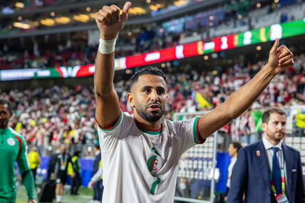 Rijad Mahrez u dresu Alžira.