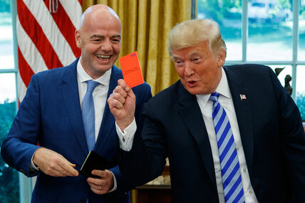 Đani Infantino i Donald Tramp