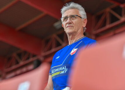 Doktor Borko Vukosav na stadionu Vojvodine