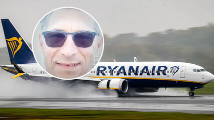 Srbin, avion, Ryanair, Rajaner, prozor