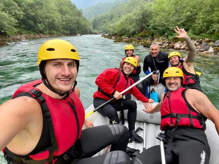 Nikola Jokić na raftingu Tarom.