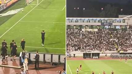 Partizan Saša Ilić navijači