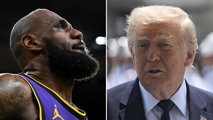Donald Tramp Lebron Džejms