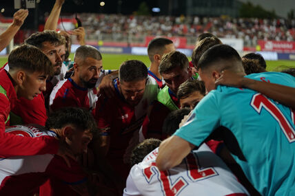 FK Vojvodina na okupu.