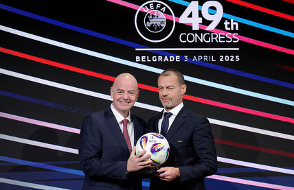 Čeferin i Infantino.
