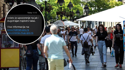 sms upozorenje na vrućine